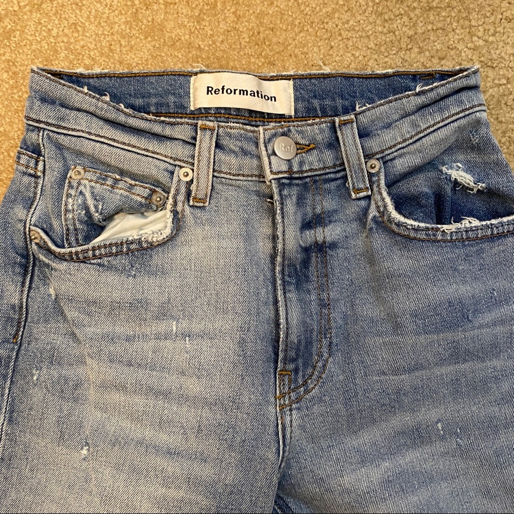 Reformation Liza High Straight Ibiza